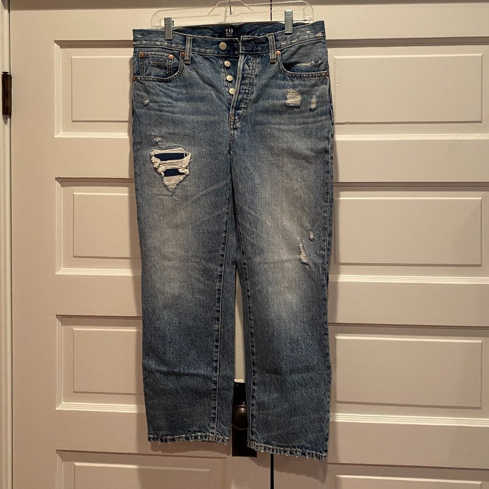 Gap High-Rise Boyfriend Jeans
